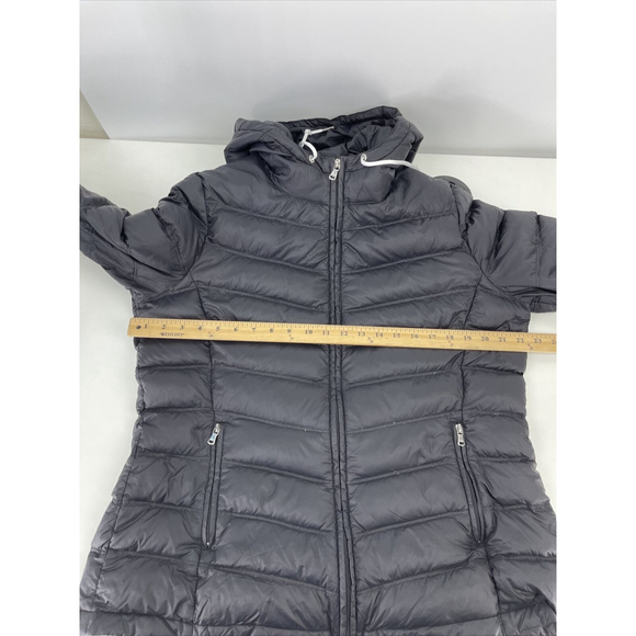 Women's Black Puffer Jacket - Picture 7 of 14